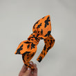 Load image into Gallery viewer, Mickey Bats BellaBow (Orange)