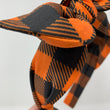 Load image into Gallery viewer, Orange & Black Buffalo Plaid BellaBow