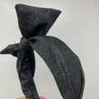 Load image into Gallery viewer, Black Glitter BellaBow XL
