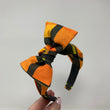 Load image into Gallery viewer, Pumpkin Plaid BellaBow XL