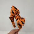 Load image into Gallery viewer, Mickey Bats BellaBow (Orange)