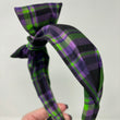 Load image into Gallery viewer, Villains Plaid BellaBow XL