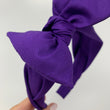 Load image into Gallery viewer, Solid Dark Purple BellaBow XL