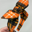 Load image into Gallery viewer, Pumpkin Plaid BellaBow