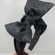 Load image into Gallery viewer, Black Glitter BellaBow XL