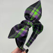 Load image into Gallery viewer, Villains Plaid BellaBow