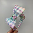Load image into Gallery viewer, Springtime Plaid BellaBow XL
