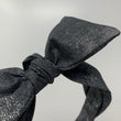 Load image into Gallery viewer, Black Glitter BellaBow XL