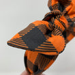 Load image into Gallery viewer, Orange & Black Buffalo Plaid BellaBow