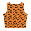 Load image into Gallery viewer, "Mickey Bats" (Orange) Crop Top