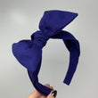 Load image into Gallery viewer, Solid Navy BellaBow XL