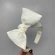 Load image into Gallery viewer, Solid White BellaBow XL