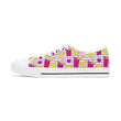 Load image into Gallery viewer, "Violet Lemonade" Women's Low Top Sneakers