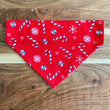 Load image into Gallery viewer, Candy Cane Pet Bandana