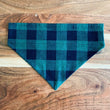 Load image into Gallery viewer, Green Buffalo Plaid Pet Bandana