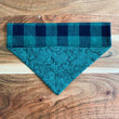 Load image into Gallery viewer, Green Buffalo Plaid Pet Bandana