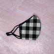 Load image into Gallery viewer, Black & White Polka Dot Reversible Face Mask