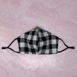 Load image into Gallery viewer, Black & White Polka Dot Reversible Face Mask