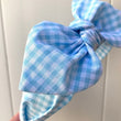 Load image into Gallery viewer, Blue And White Check Hairband