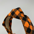 Load image into Gallery viewer, Orange & Black Buffalo Plaid BellaBand