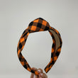 Load image into Gallery viewer, Orange & Black Buffalo Plaid BellaBand
