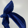 Load image into Gallery viewer, "Meet Cute" Navy Velvet BellaBow