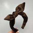 Load image into Gallery viewer, "Leading Lady" Brown Velvet BellaBow