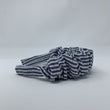 Load image into Gallery viewer, Gray & White Stripe Seersucker BellaXO