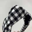 Load image into Gallery viewer, Black and White Buffalo Plaid BellaBand