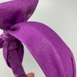 Load image into Gallery viewer, Solid Purple Sparkle BellaBow XL