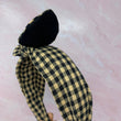 Load image into Gallery viewer, Black and Tan Checkered BellaBow