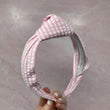 Load image into Gallery viewer, Pink & White Stripe Seersucker BellaBand