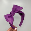 Load image into Gallery viewer, Solid Purple Sparkle BellaBow XL