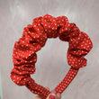 Load image into Gallery viewer, Red With White Polka Dots BellaXO (Ruched Band)