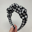 Load image into Gallery viewer, Black and White Buffalo Plaid BellaXO