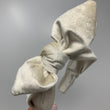 Load image into Gallery viewer, "The Amanda Woods" Ivory Velvet BellaBow