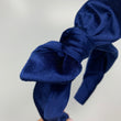 Load image into Gallery viewer, "Meet Cute" Navy Velvet BellaBow