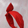Load image into Gallery viewer, Red With White Polka Dots BellaBow