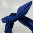 Load image into Gallery viewer, "Meet Cute" Navy Velvet BellaBow