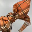 Load image into Gallery viewer, Apple Cider Plaid BellaBow
