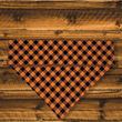 Load image into Gallery viewer, Orange & Black Buffalo Plaid Pet Bandana