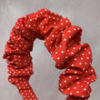 Load image into Gallery viewer, Red With White Polka Dots BellaXO (Ruched Band)