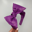 Load image into Gallery viewer, Solid Purple Sparkle BellaBow XL