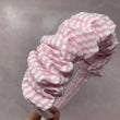 Load image into Gallery viewer, Pink & White Stripe Seersucker BellaXO