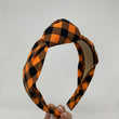 Load image into Gallery viewer, Orange & Black Buffalo Plaid BellaBand