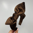 Load image into Gallery viewer, "Leading Lady" Brown Velvet BellaBow