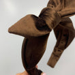Load image into Gallery viewer, "Leading Lady" Brown Velvet BellaBow
