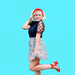 Load image into Gallery viewer, Red With White Polka Dots BellaXO (Ruched Band)