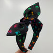 Load image into Gallery viewer, Rainbow Paw Print BellaBow