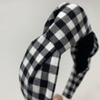 Load image into Gallery viewer, Black and White Buffalo Plaid BellaBand